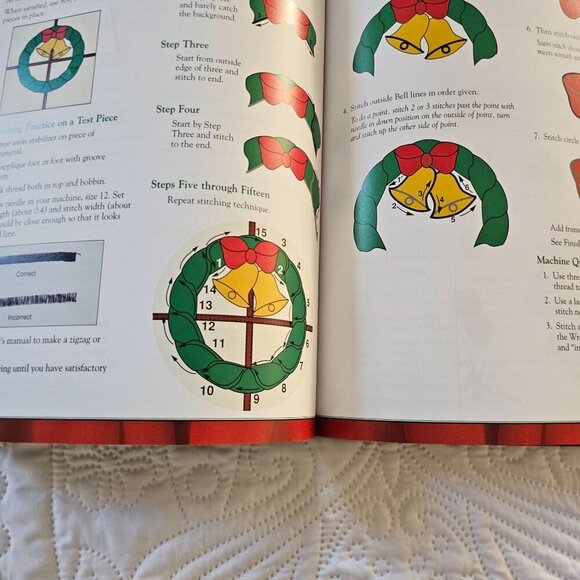 Set Of Vintage Christmas Quilt & Craft Books By Eleanor Burns & Nancy J. Martin - Picture 6 of 14